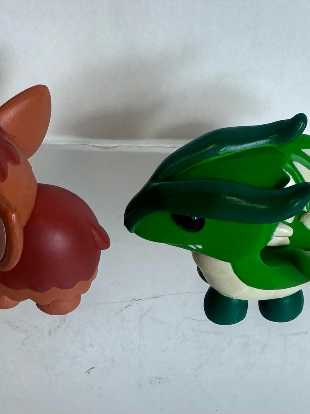 2 Figures From the Adopt Me Series Wyvern and Wolly Mammoth Roblox